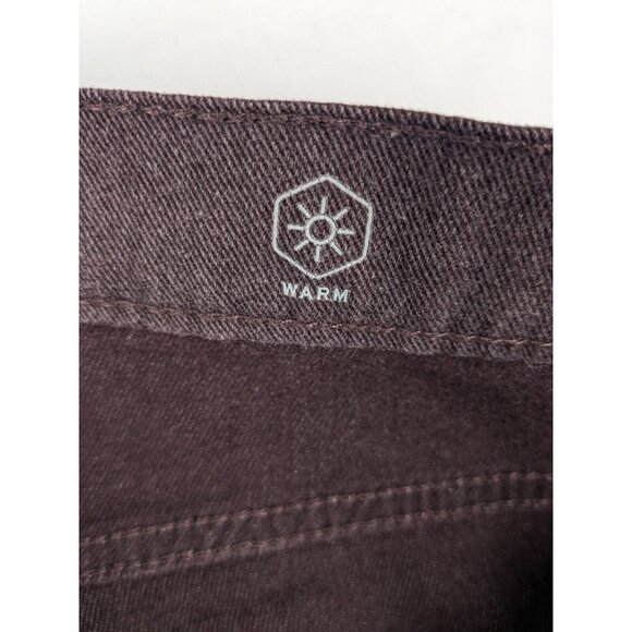 Levis 511 Slim Fit Jeans Mens 30x30 Burgundy Denim Tapered Leg Soft Pants - Picture 8 of 12